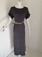 🤩BELDONA MAXI-STRICK-KLEID GRAU
