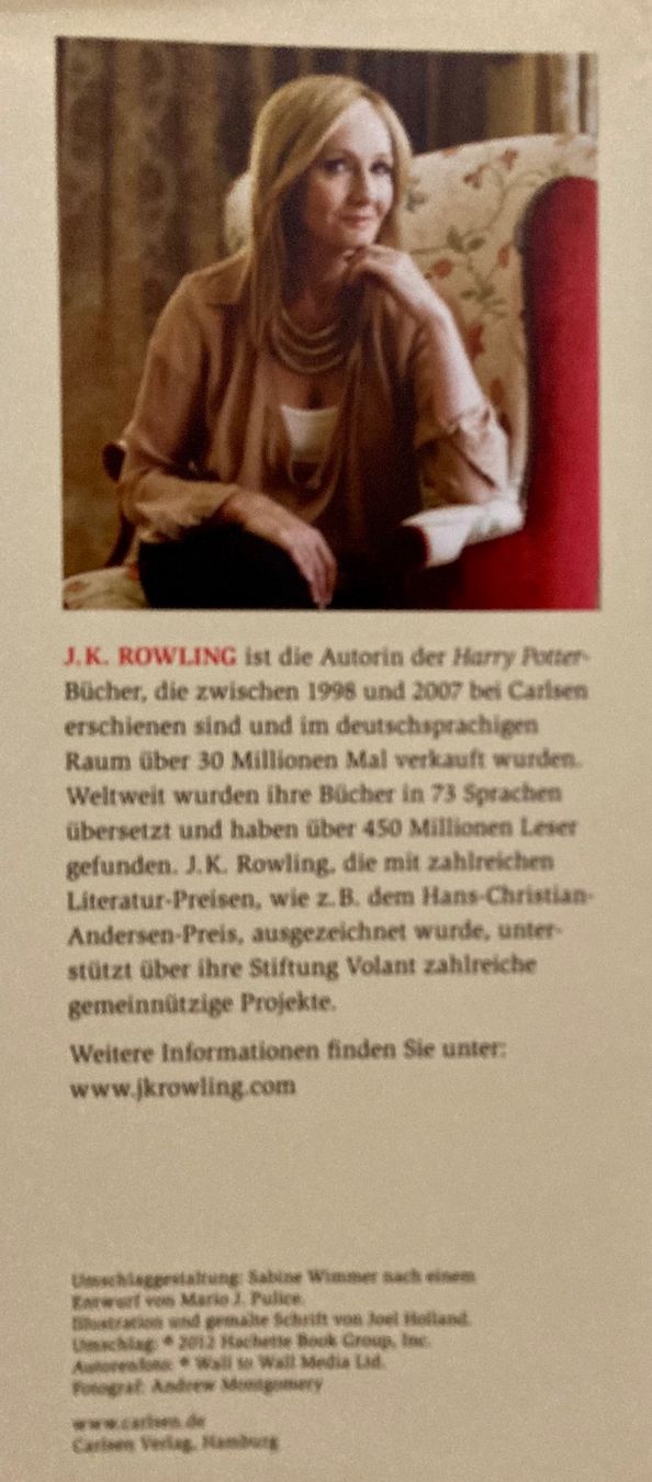 Bücher: Ein plötzlicher Todesfall - J.K. Rowling – Neu (gemäss Beschreibung) aus Bubendorf von Alpenheidi 3