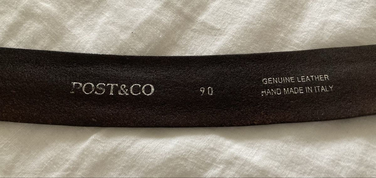 Ceintures: Ledergürtel Post & Co braun Grösse 90 – D'occasion à Zürich par mainau16 3