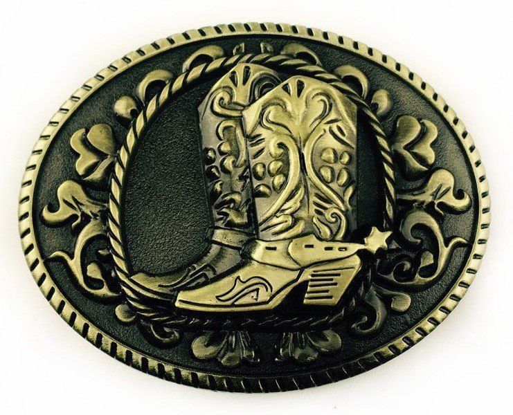 Urban Backwoods Howling Wolf II Gürtelschnalle Für Wechselgürtel Buckle