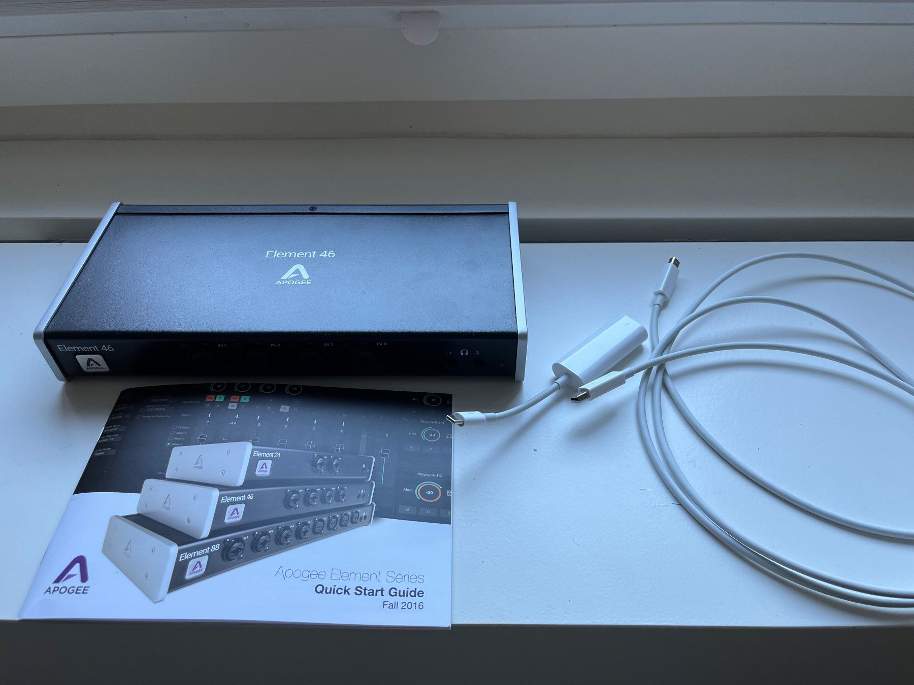 Cavi: Apogee Element 46 (inkl. Kabel+Adapter) – Nuovo (secondo la descrizione) da Mollis venduto da diligan 7