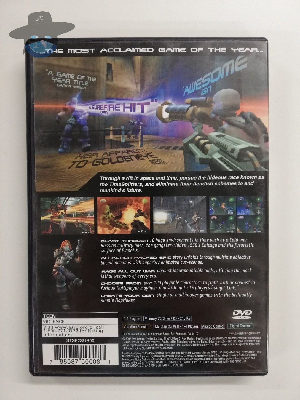 Sony Giochi: Time Splitters 2 / USA / PS2 / Playstation 2 – Usato da St. Gallen venduto da zorro_dc 1
