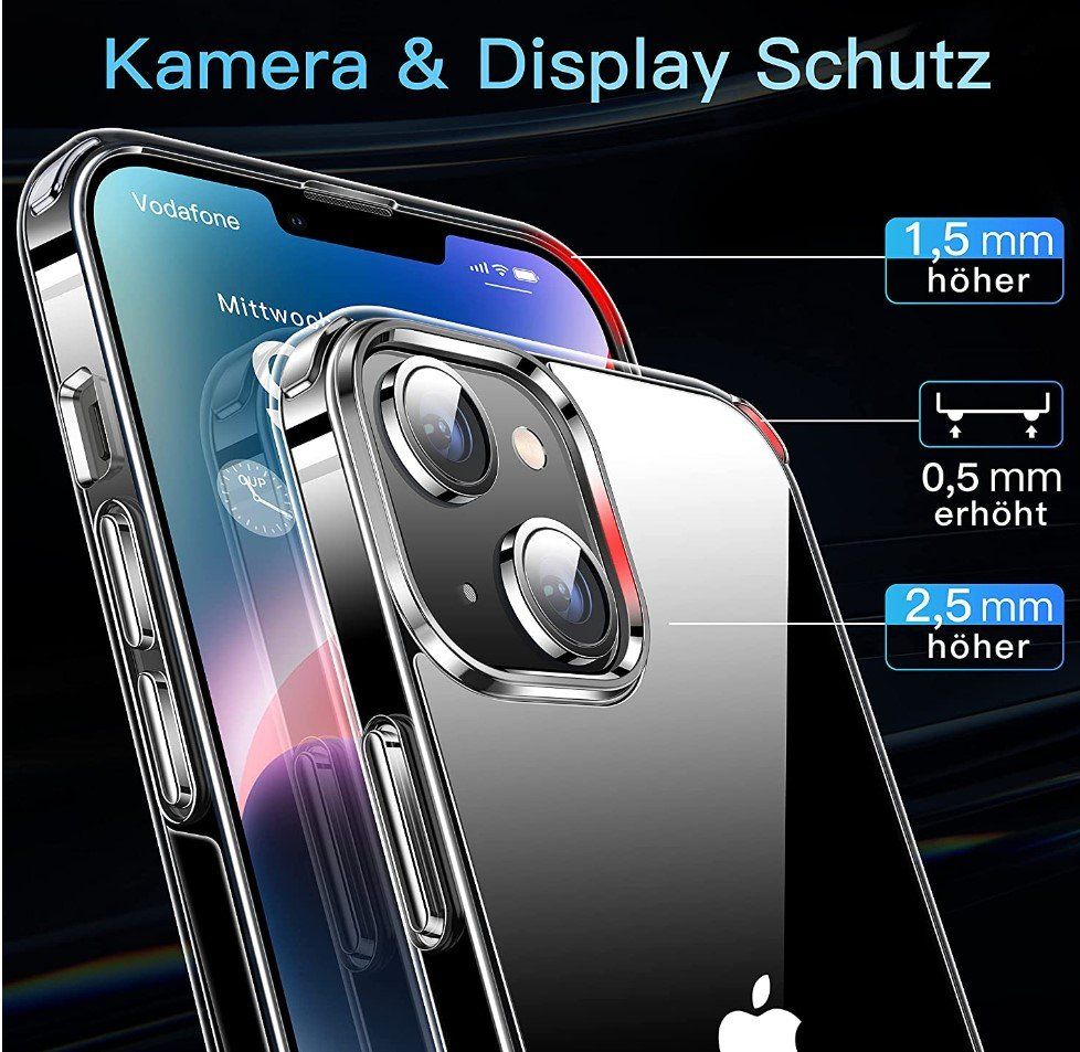 Cover & Protezioni schermo: iPhone 15 - Crystal Clear Hülle Case transparent – Nuovo e nell'imballaggio originale da Rorschacherberg venduto da elektrofreak 1