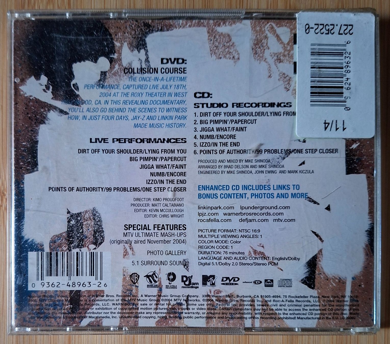 CDs: CD+DVD Set Jay Z & Linkin Park – D'occasion à Burg AG par ..machine_rec.. 1