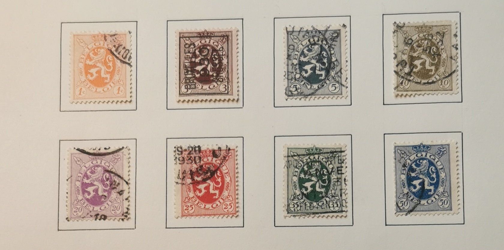 Tous les timbres: Belgien ab 1930 – D'occasion à Aadorf par Chnorli-Furz