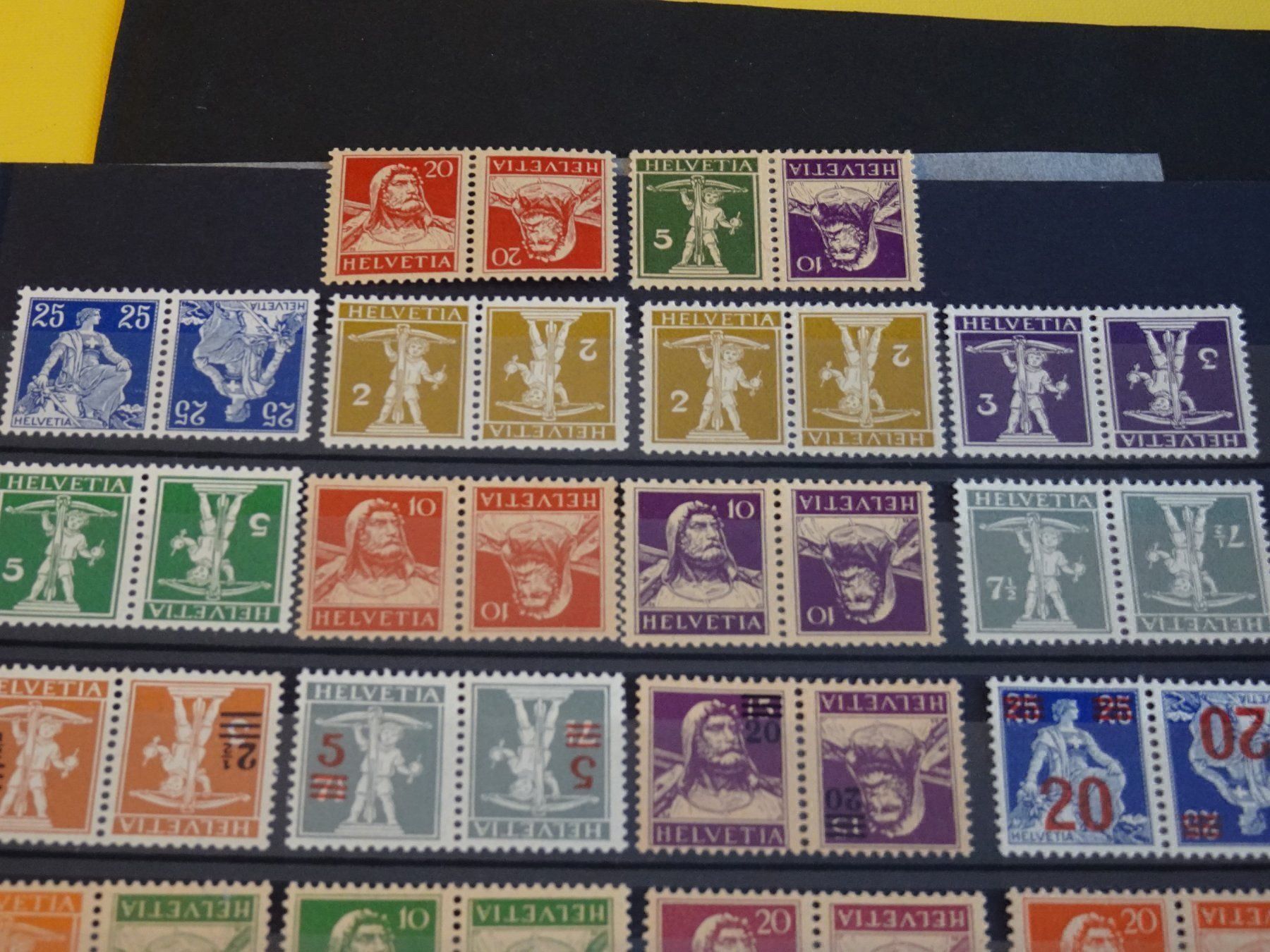 Tutti i francobolli: LOT KEHRDRUCKE; POSTFRISCH 22 STÜCK – Nuovo (secondo la descrizione) da Eschenbach SG venduto da eDaisy 1