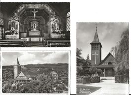 Egg ZH 3 AK Kirche St. Antonius ab ca.1940 sehr gut erhalten