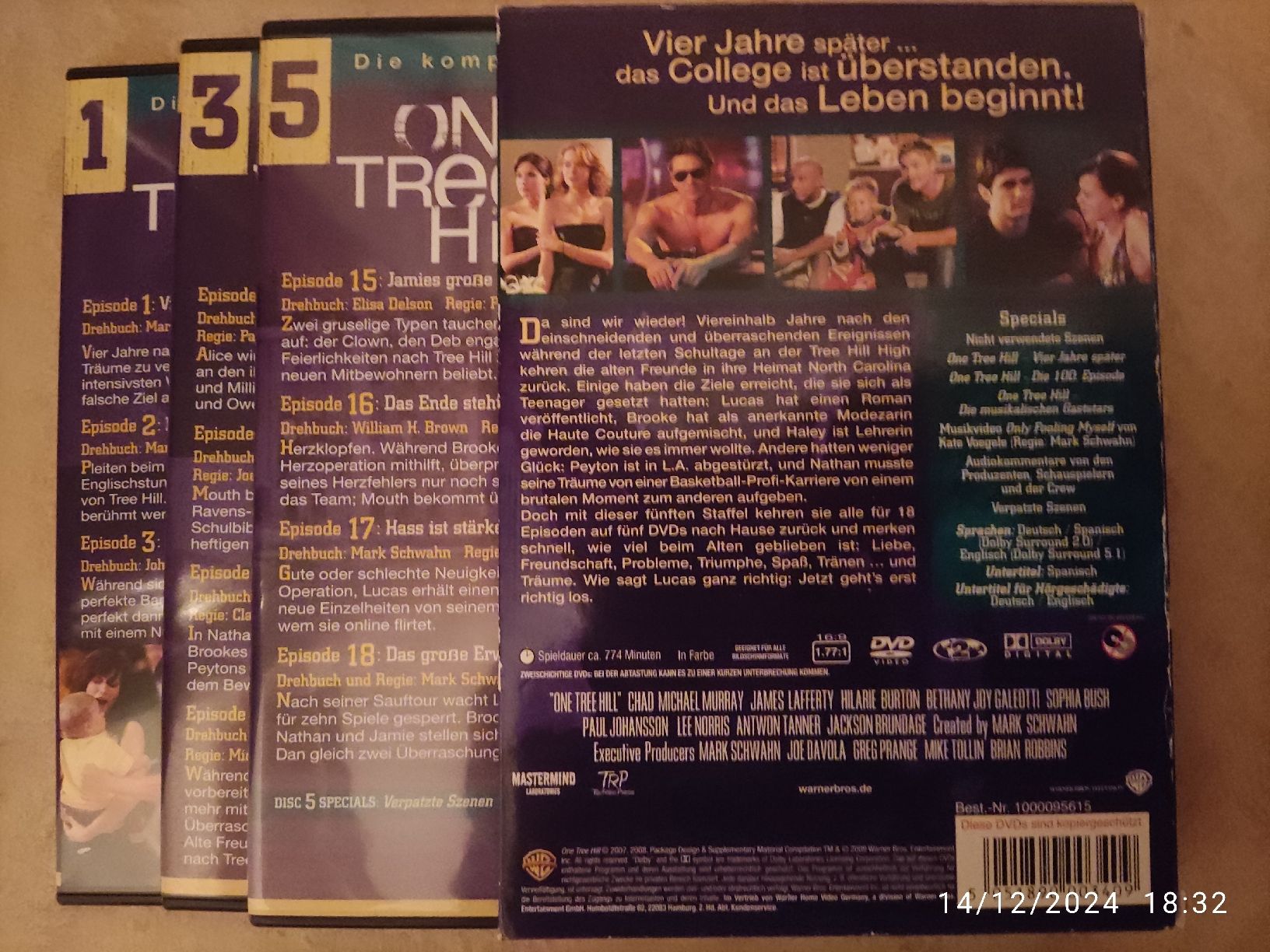 Tutti i DVDs: One Tree Hill-Staffel 5 (DVDs) – Usato da Basel venduto da Alacant 2