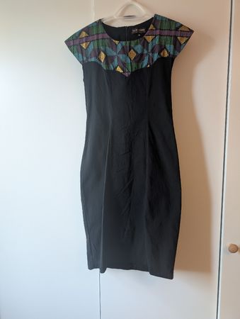 Kleid schwarz Grösse M blickfang Muster guter Zustand