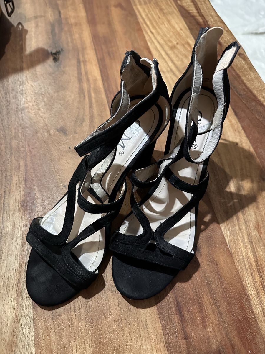 Herrenschuhe: Eleganti Sandalette Schwarz Gr. 39 – Gebraucht aus Oberurnen von jasmin2fel