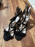 Eleganti Sandalette Schwarz Gr. 39