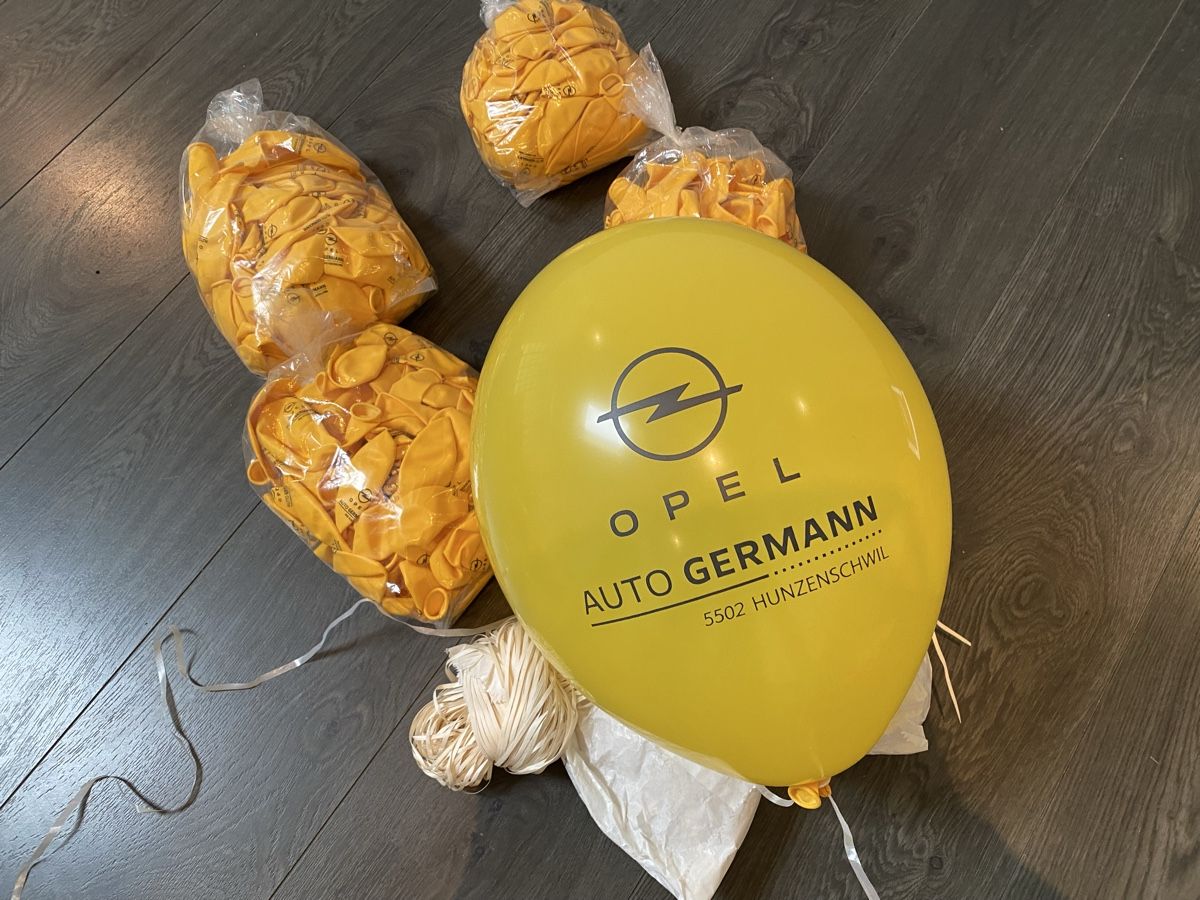 Toutes les décorations: 400 Luftballons mit Verschlüssen Opel – Neuf (Voir description) à Hägglingen par Karin0802 2