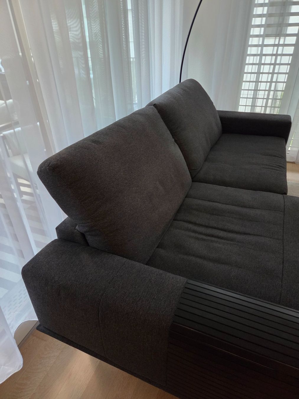 Micasa Divani: Sofa HECK, dunkelgrau, 248x175x79cm – Usato da Domat/Ems venduto da man_r696 1