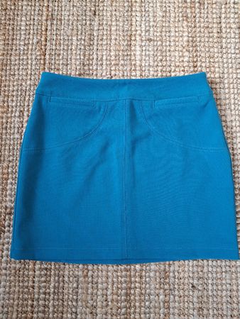 Mini jupe T38 bleu canard