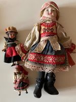 Drei Trachtenpuppen Set Vintage gebraucht