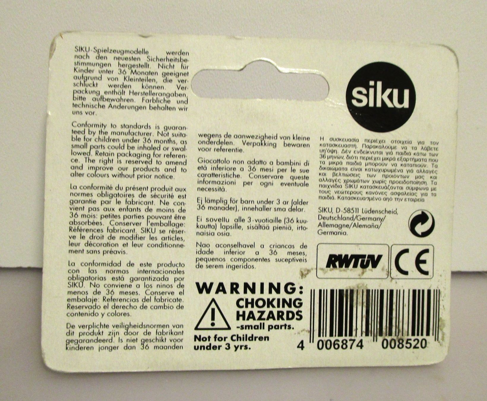 Siku Modellini d'auto: SIKU VESPA ET4 - 0852 – Nuovo e nell'imballaggio originale da Chêne-Bourg venduto da breno56 3