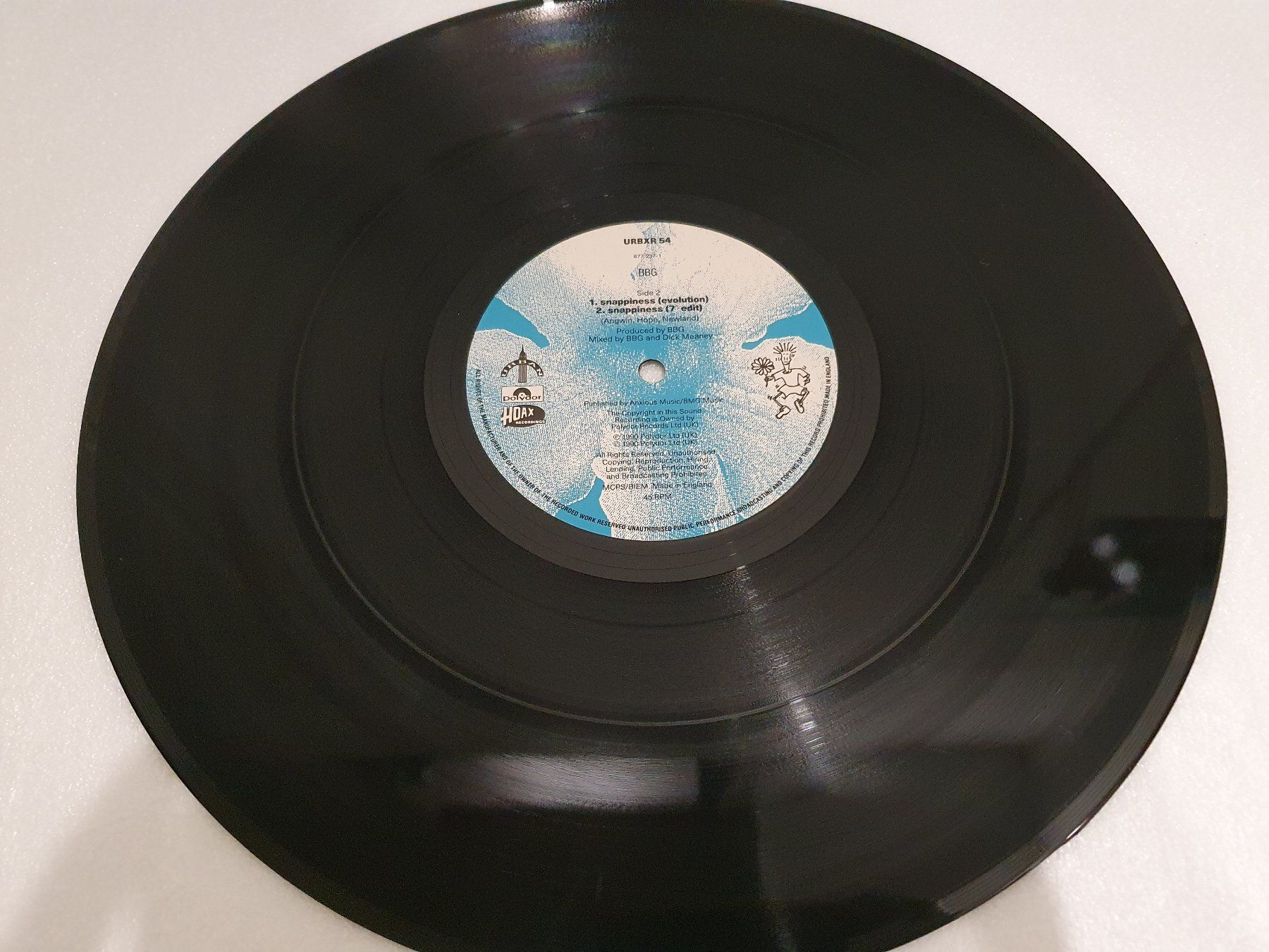 Dischi in vinile: BBG – Snappiness (Remix) – Usato da Uster venduto da Vinyl-Leidenschaft 4