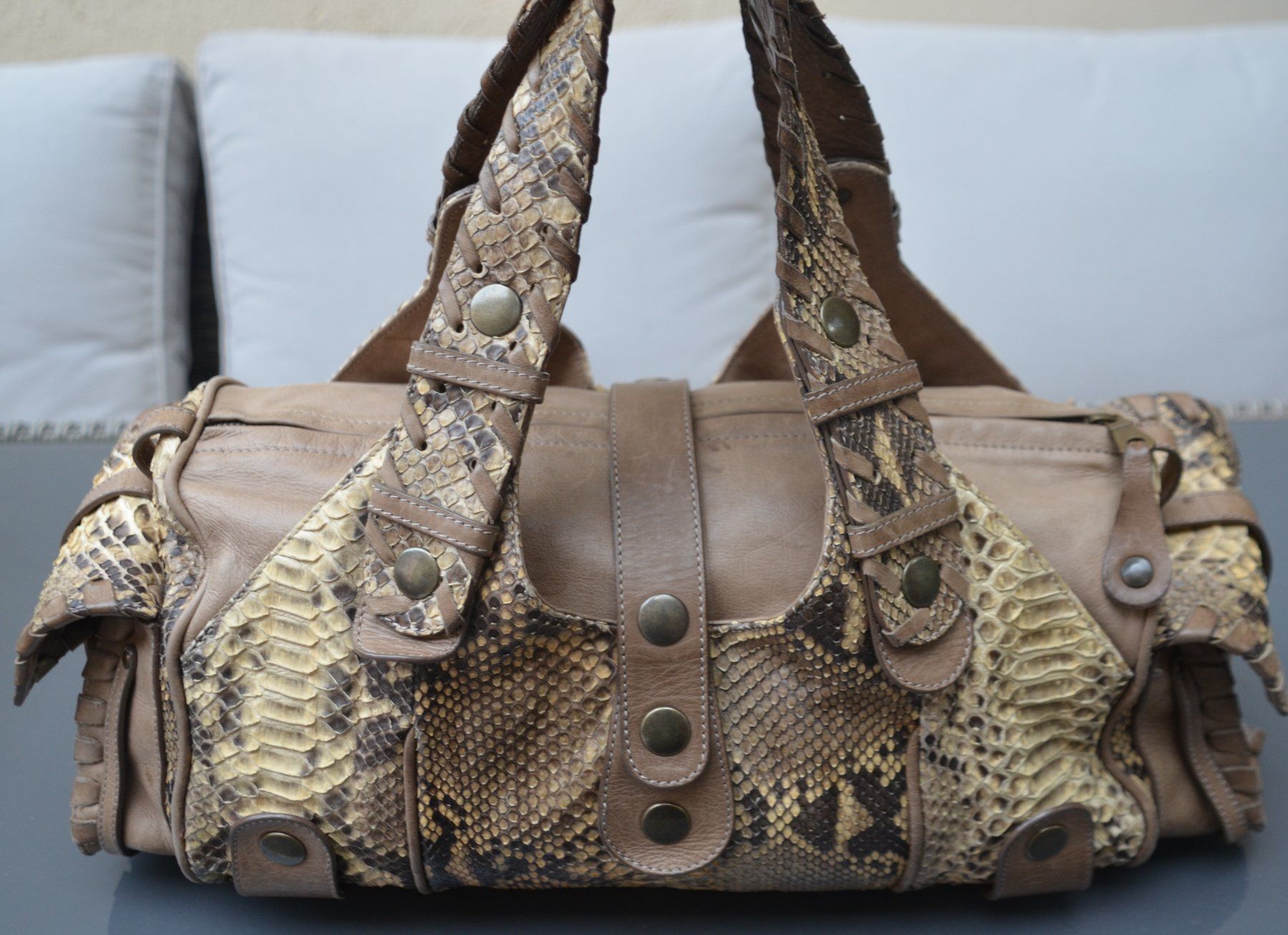 Chloé Borse da donna: Chloé Tasche Pythonleder / sac cuir de python – Usato da Collonges venduto da Auganien