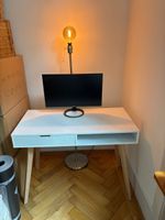 Weisser Pult/Schreibtisch mit Schublade, Top Zustand!