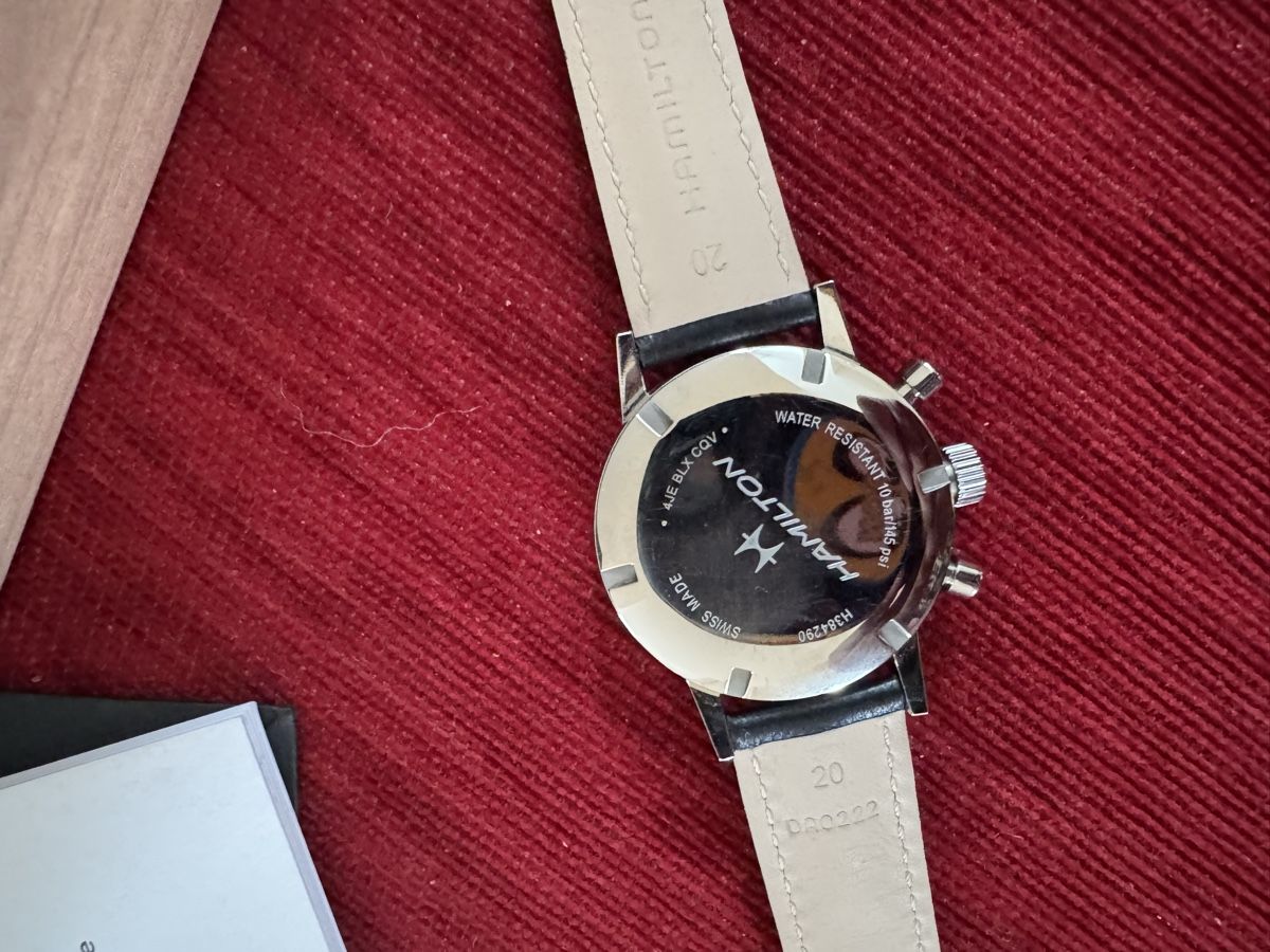 Hamilton Orologi: Hamilton Retro Chrono Handaufzug – Nuovo (secondo la descrizione) da St. Gallen venduto da Gullygully 3