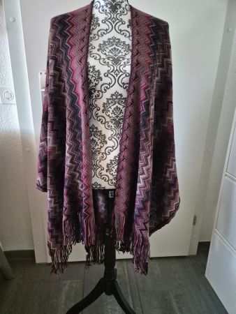 Poncho gestrickt