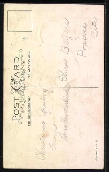 Cartes postales: Weihnachtsmann mit Strumpf und Musikinst – D'occasion à Berlin par bartko-reher 1