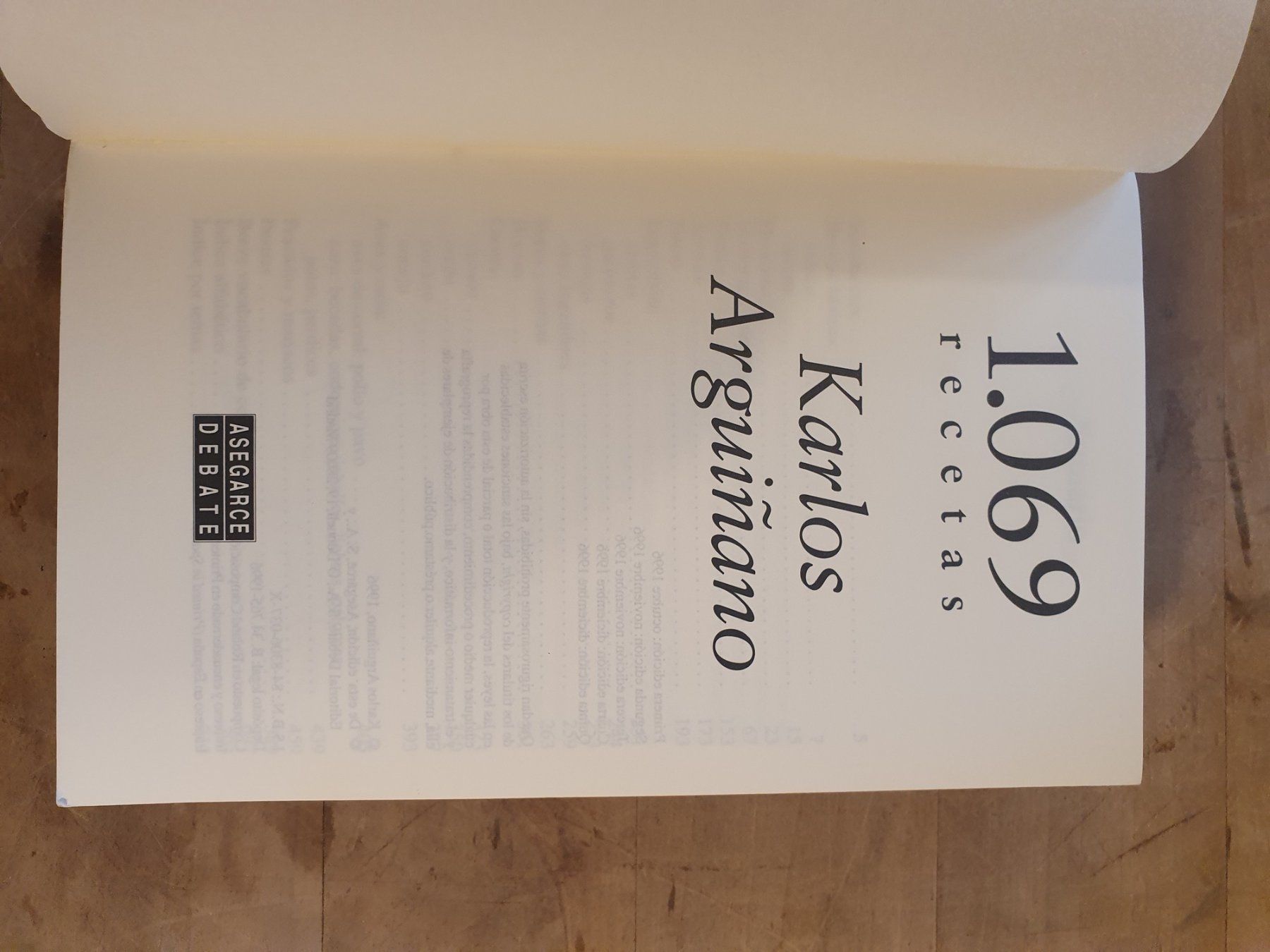 Bücher: 1069 Recetas Karlos Arguinano Asegarce Debate – Gebraucht aus Zürich von loosebone 1