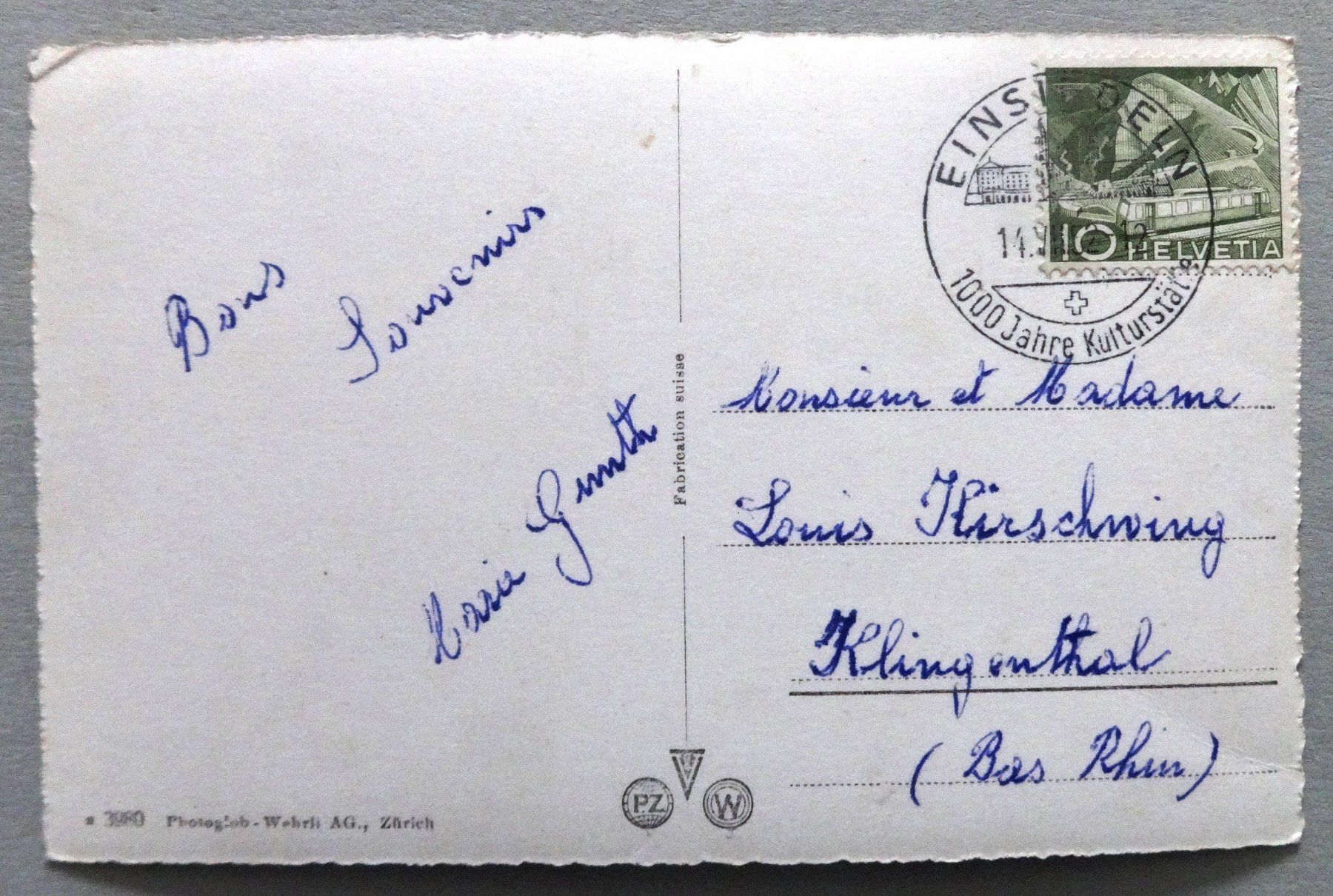 Cartes postales: Einsiedeln, Kloster – D'occasion à Fétigny par Billy2miny 1