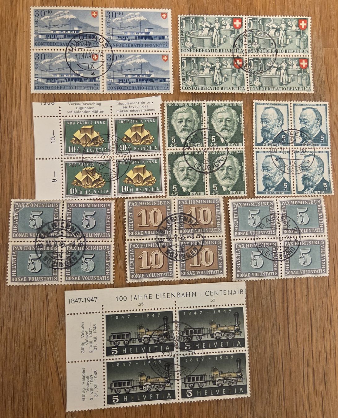 Tous les timbres: Briefmarken 9x  4er Blöcke – D'occasion à Stans par Ducati16 1