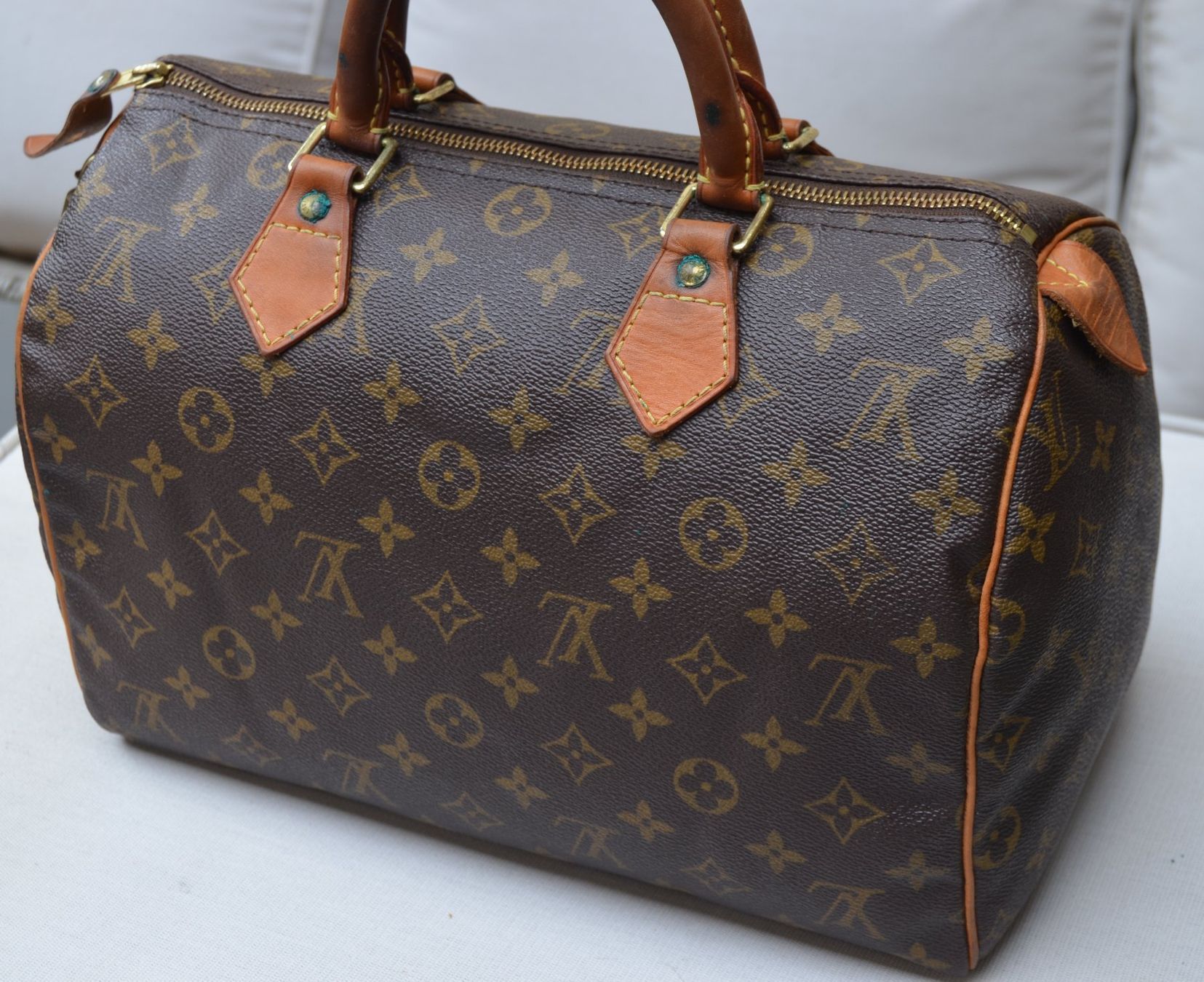 Louis Vuitton Taschen für Damen: Louis Vuitton Speedy 30 – Gebraucht aus Collonges von Auganien 1