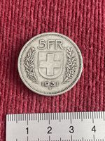 5.- Franken 1931. Für Sammler und Kenner. Sehr schön, Top
