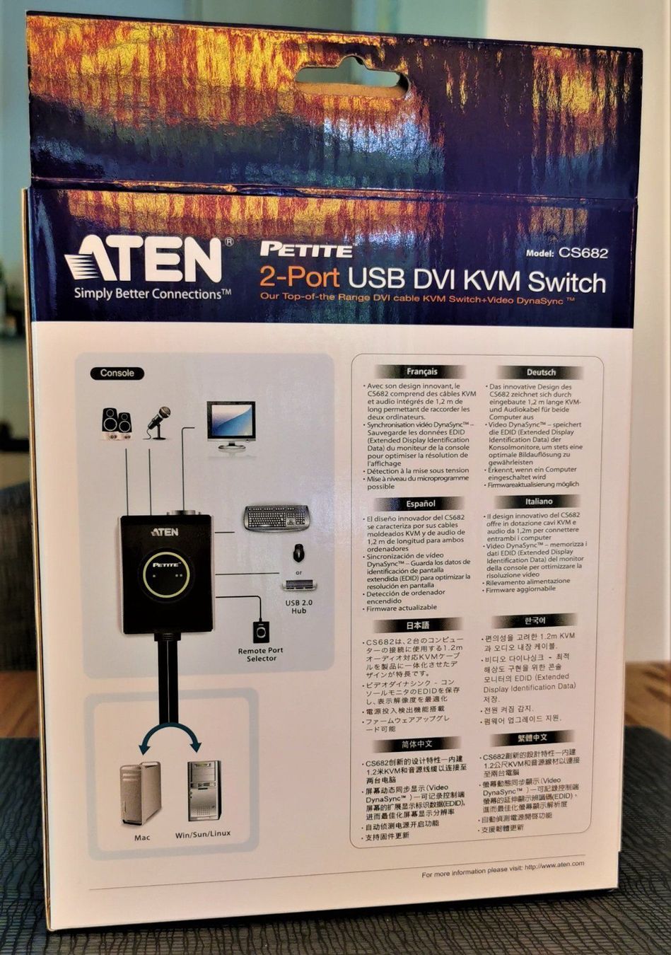Cavi: ATEN KVM Switch DVI 2 Port USB CS682 – Nuovo e nell'imballaggio originale da Oberwangen b. Bern venduto da Vittorio0 4