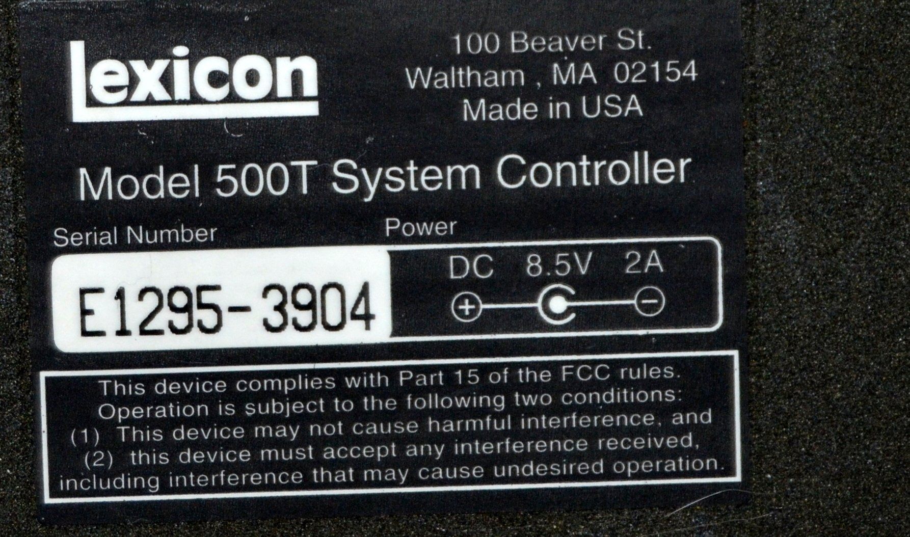 Fernbedienungen: Lexicon Model 500T System Controller Remote Control – Gebraucht aus Collonges von arashee 5