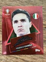Topps EURO2024 EM Federico Chiesa mit Unterschrift Sticker