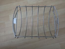 Weber Rippchenhalter Bratenkorb Edelstahl guter Zustand