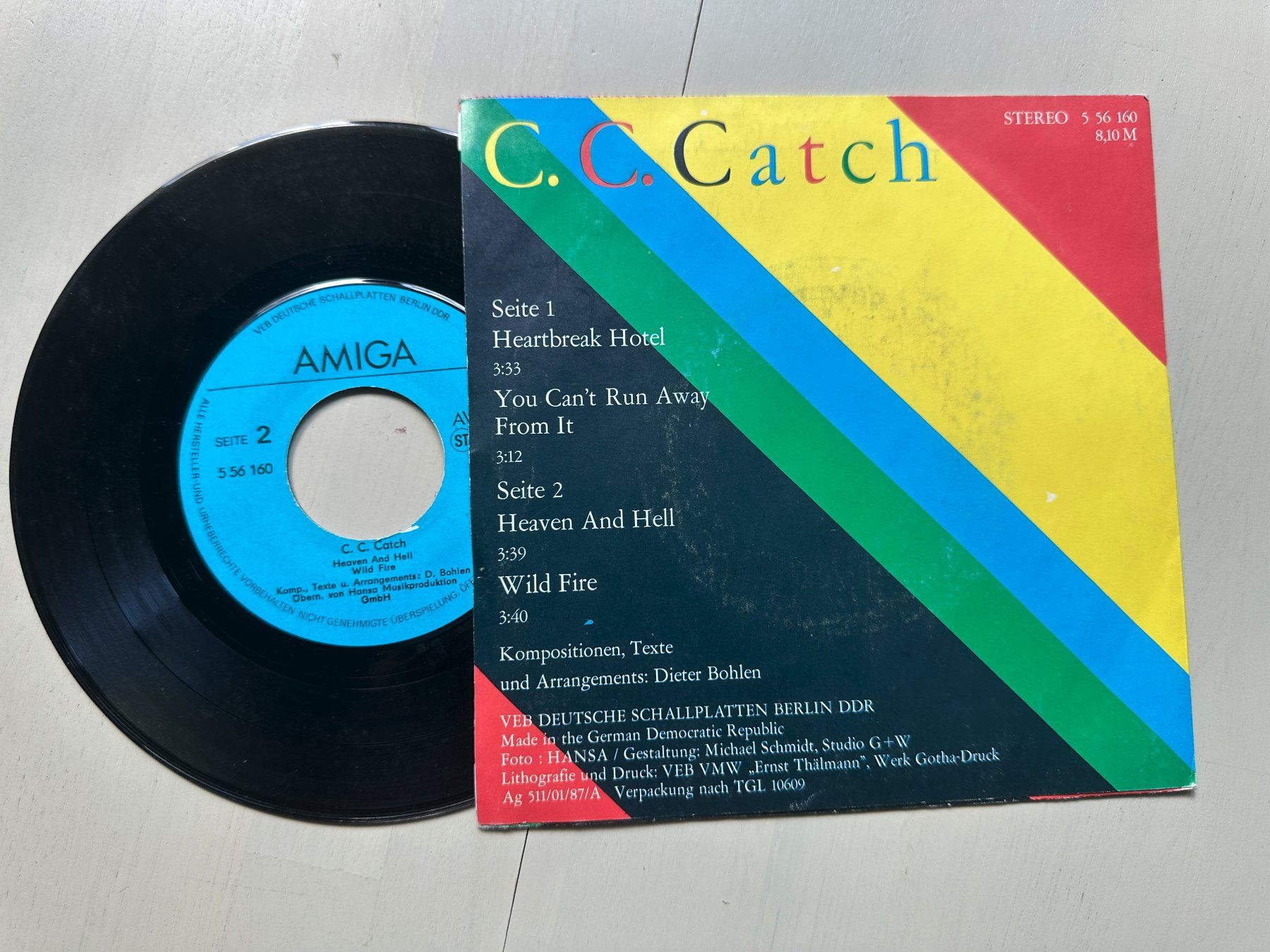 Dischi in vinile: C.C.CATCH rare Single AMIGA DIETER BOHLEN MODERN TALKING 80' – Usato da Basel venduto da Partridge 1
