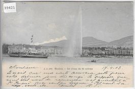 Geneve - Jet d'eau d 90 metres