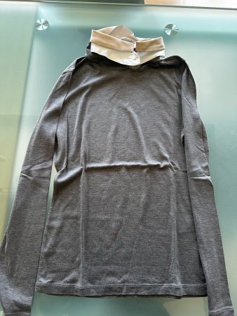 Pull Col roulé Fabiana Filippi Gris Taille 40