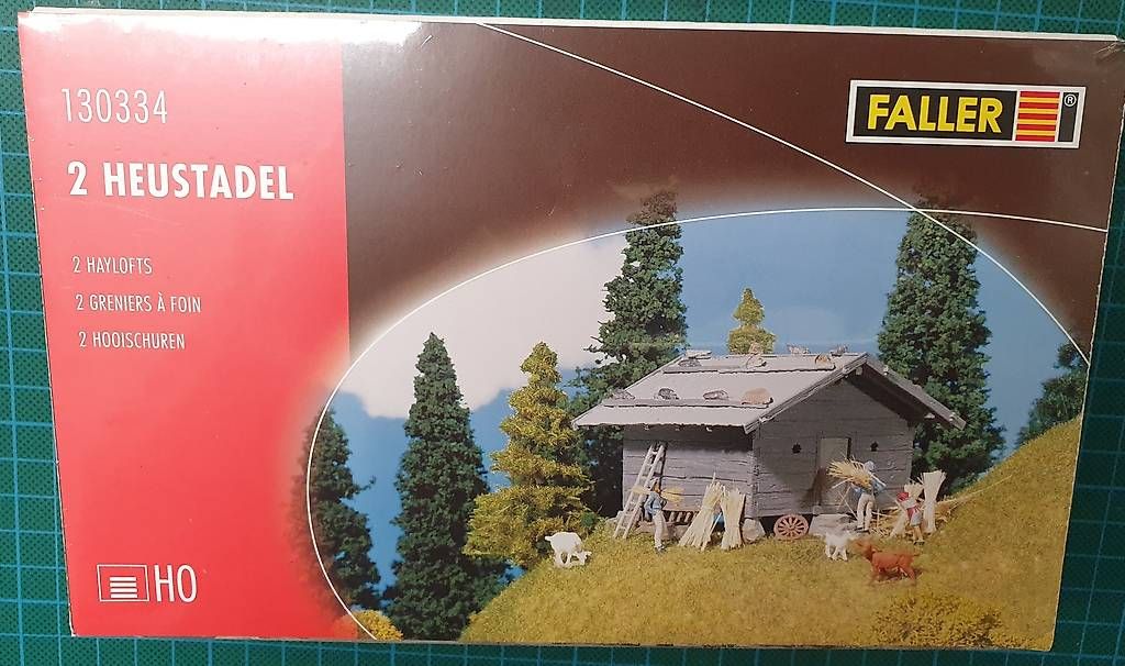Faller Modellini di ferrovie: Faller 130334 Heustadl Bausatz H0 – Nuovo e nell'imballaggio originale da Malters venduto da minitrix79