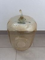 Glass pumpkin decoration