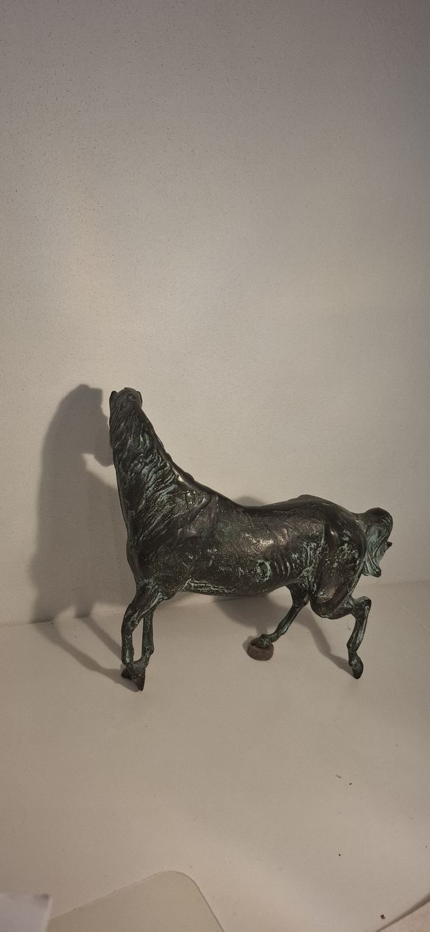 Sculture & Statue: Bronzefigur Pferd antike mit Patina – Usato da Bern venduto da siri2002 2