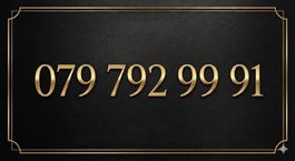 079 792 99 91 — Exklusive VIP-Nummer (Prepaid)