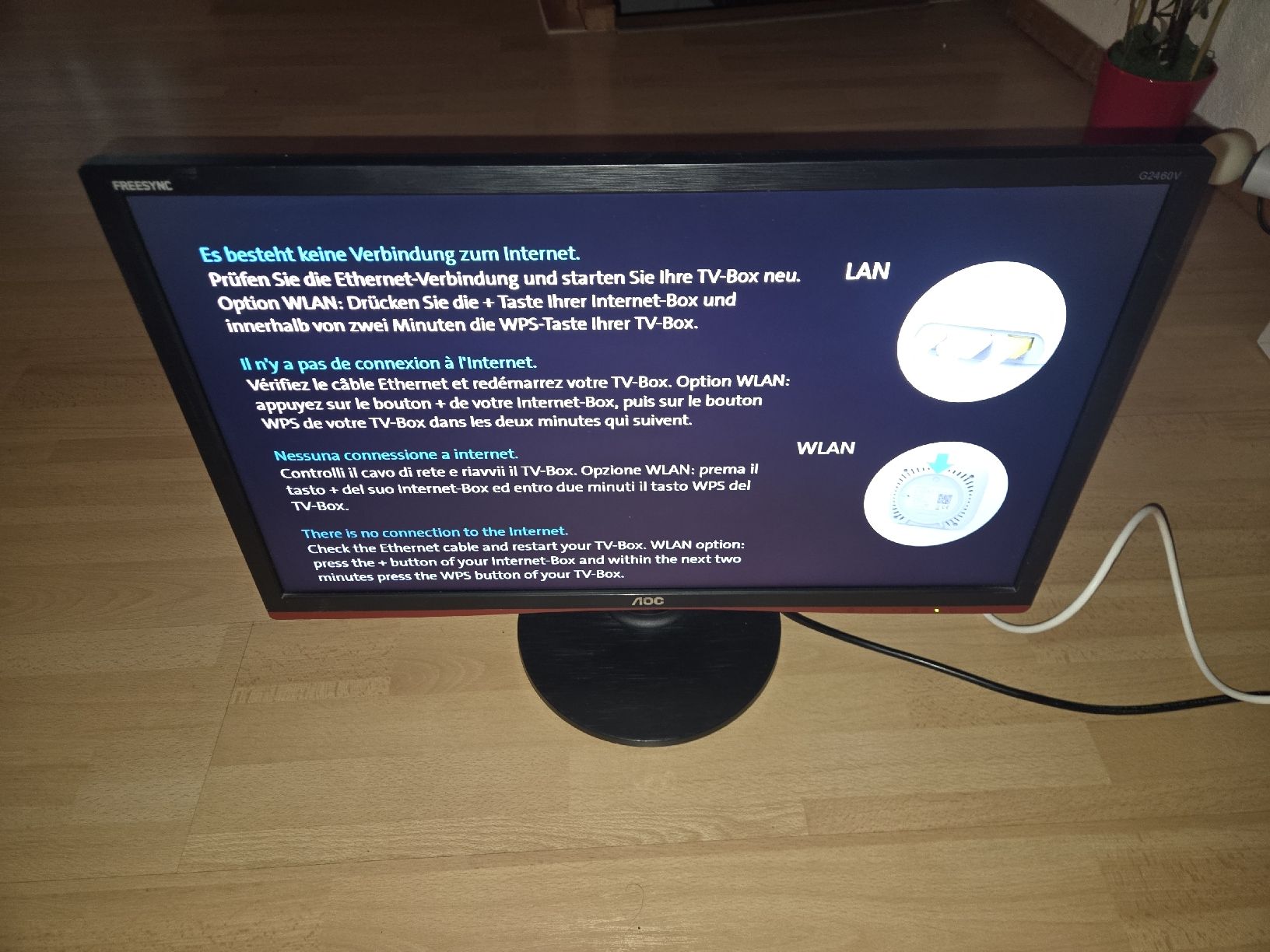 AOC Monitor: Moniteur PC AOC noir écran informatique occasion – Usato da Porrentruy venduto da Leo.Sou 1