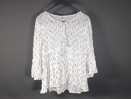MAISON DE NIMES Chemisier blanc décoratif - Taille 14