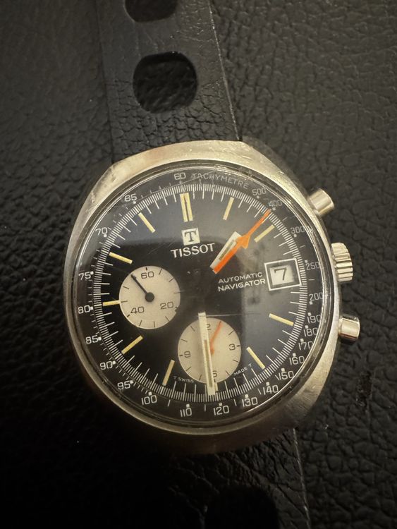 Montre Chronographe Automatique FARASUTE NL07 – Boîtier 38 Mm, Cadran Argenté, Verre Saphir – Occasion Comme Neuve