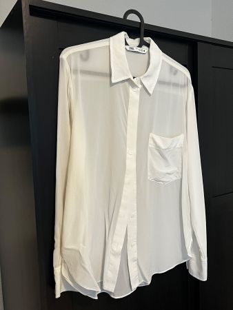 Zara 100% mulberry silk shirt
