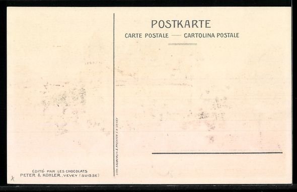 Cartes postales: Lithographie Lausanne, Château – D'occasion à Berlin par bartko-reher 1