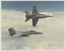 Pressefoto F/A-18A Hornet der US Navy auf Kodak Fotopapier