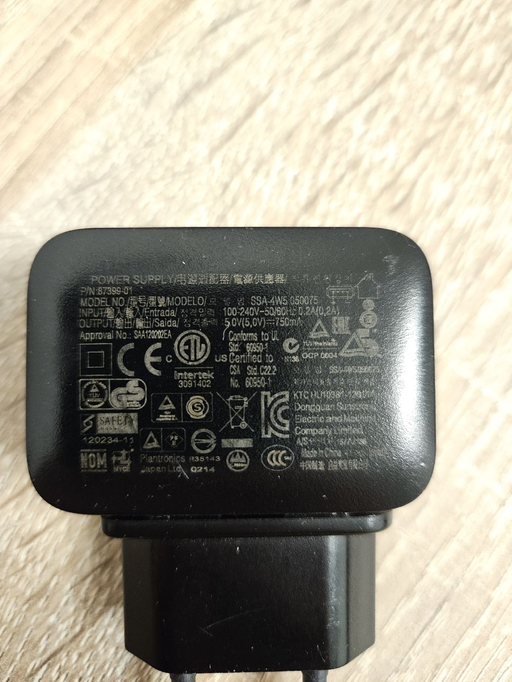 Plantronics Unità & Adattatore: Original Plantronics Netzteil USB – Usato da Wauwil venduto da seriously3 2