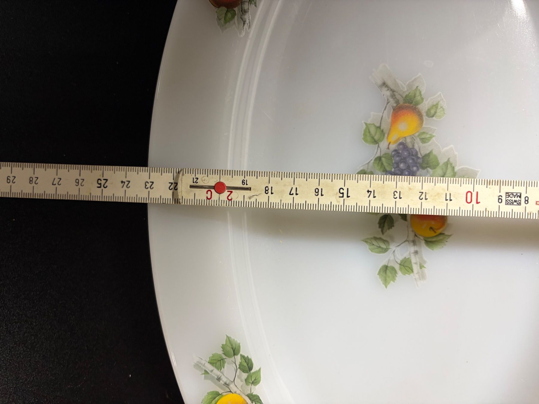 Plateaux: Glasplatte mit Früchtemuster – D'occasion à Obergösgen par Andre118 3